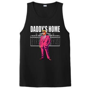 DaddyS Home  Funny Saying DaddyS Home PosiCharge Competitor Tank