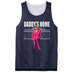 DaddyS Home  Funny Saying DaddyS Home Mesh Reversible Basketball Jersey Tank