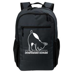 Downward Hu Funny Yoga Dog Lover Gift Daily Commute Backpack