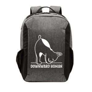 Downward Hu Funny Yoga Dog Lover Gift Vector Backpack