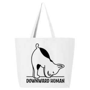 Downward Hu Funny Yoga Dog Lover Gift 25L Jumbo Tote