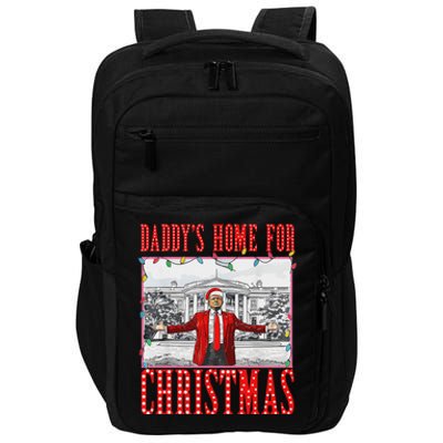 DaddyS Home For Christmas Trump Impact Tech Backpack