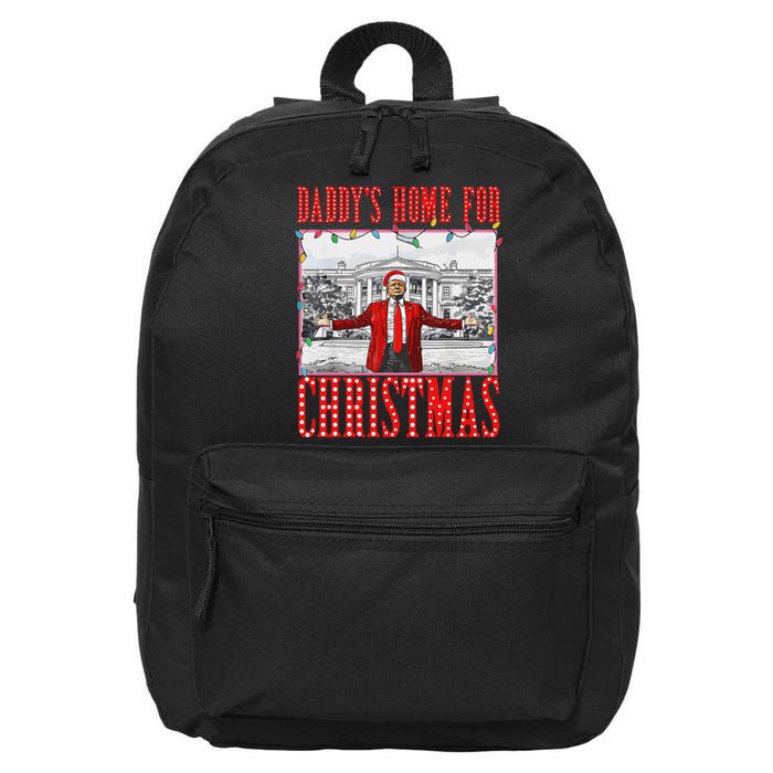 DaddyS Home For Christmas Trump 16 in Basic Backpack