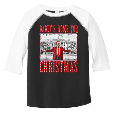 DaddyS Home For Christmas Trump Toddler Fine Jersey T-Shirt