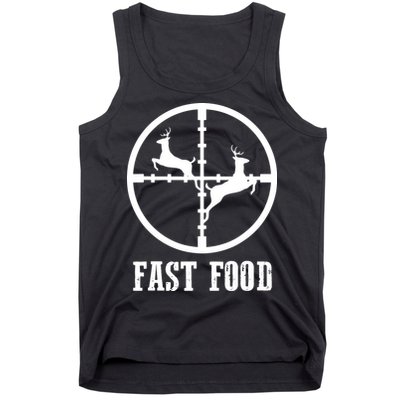 Deer Hunting Funny Hunter Fast Food Gift Tank Top