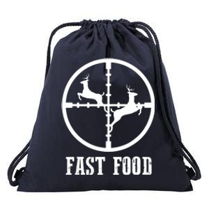 Deer Hunting Funny Hunter Fast Food Gift Drawstring Bag