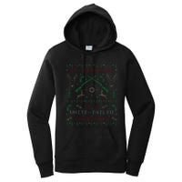 Deer Hunting Funny Ugly Christmas Sweater Party Women's Pullover Hoodie