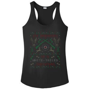 Deer Hunting Funny Ugly Christmas Sweater Party Ladies PosiCharge Competitor Racerback Tank