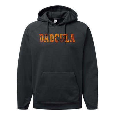 Dadcula Halloween Fanny Dad Halloween Gift Performance Fleece Hoodie