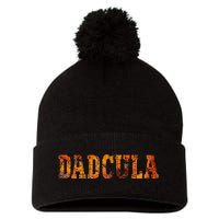 Dadcula Halloween Fanny Dad Halloween Gift Pom Pom 12in Knit Beanie