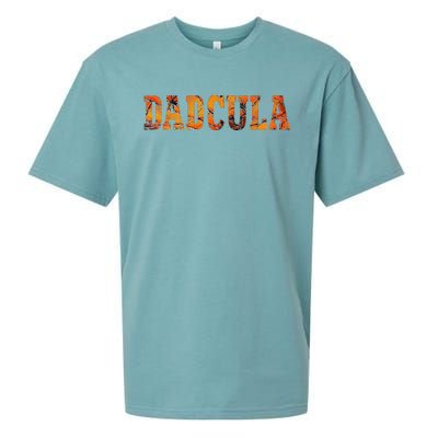 Dadcula Halloween Fanny Dad Halloween Gift Sueded Cloud Jersey T-Shirt