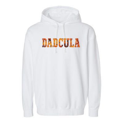 Dadcula Halloween Fanny Dad Halloween Gift Garment-Dyed Fleece Hoodie