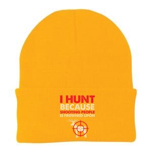 Deer Hunting Funny Slogan Quote Hunter Fathers Gift Idea Gift Knit Cap Winter Beanie