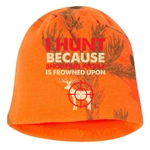 Deer Hunting Funny Slogan Quote Hunter Fathers Gift Idea Gift Kati - Camo Knit Beanie