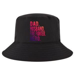 Dad Husband Fire Fighter Hero Gift Cool Comfort Performance Bucket Hat