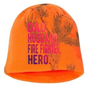 Dad Husband Fire Fighter Hero Gift Kati - Camo Knit Beanie