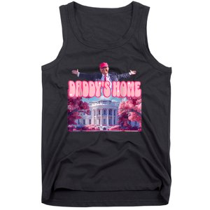 Daddys Home Funny Trump Daddys Coming Home 2024 Tank Top