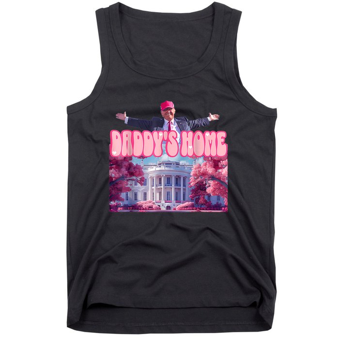 Daddys Home Funny Trump Daddys Coming Home 2024 Tank Top