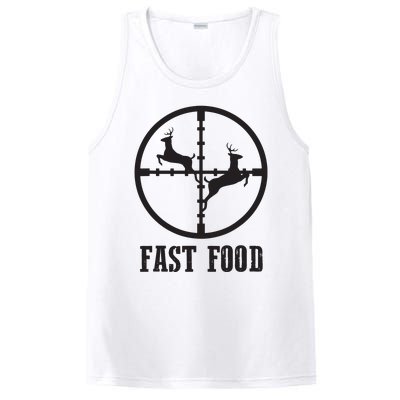 Deer Hunting Funny Hunter Fast Food Gift PosiCharge Competitor Tank