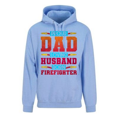 Dad Husband Firefighter Cute Gift Unisex Surf Hoodie