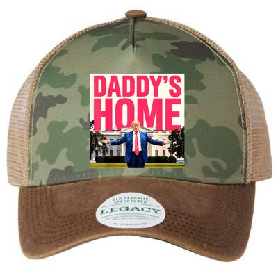 DaddyS Home Funny Trending Legacy Tie Dye Trucker Hat