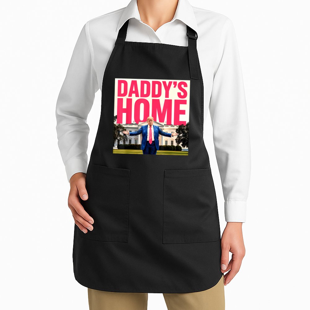 DaddyS Home Funny Trending Apron
