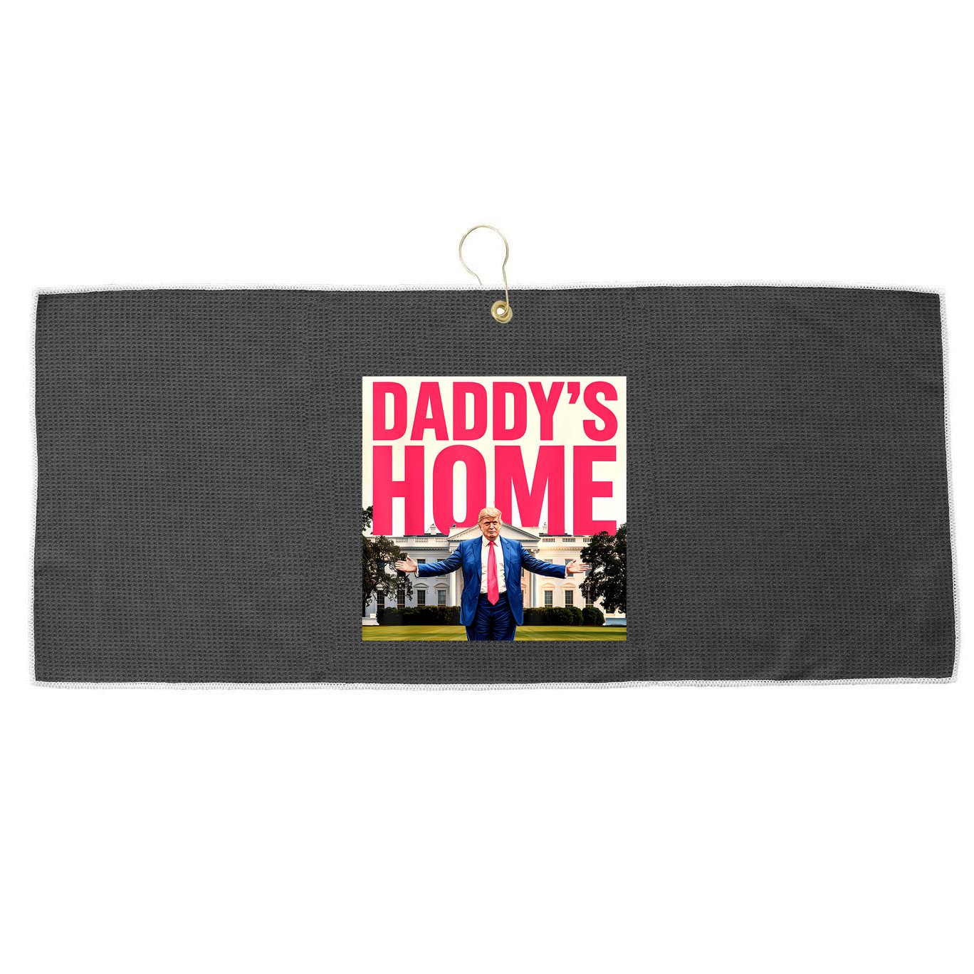 DaddyS Home Funny Trending Large Microfiber Waffle Golf Towel