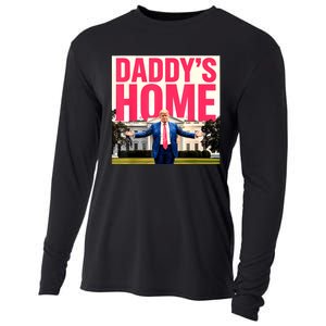 DaddyS Home Funny Trending Cooling Performance Long Sleeve Crew