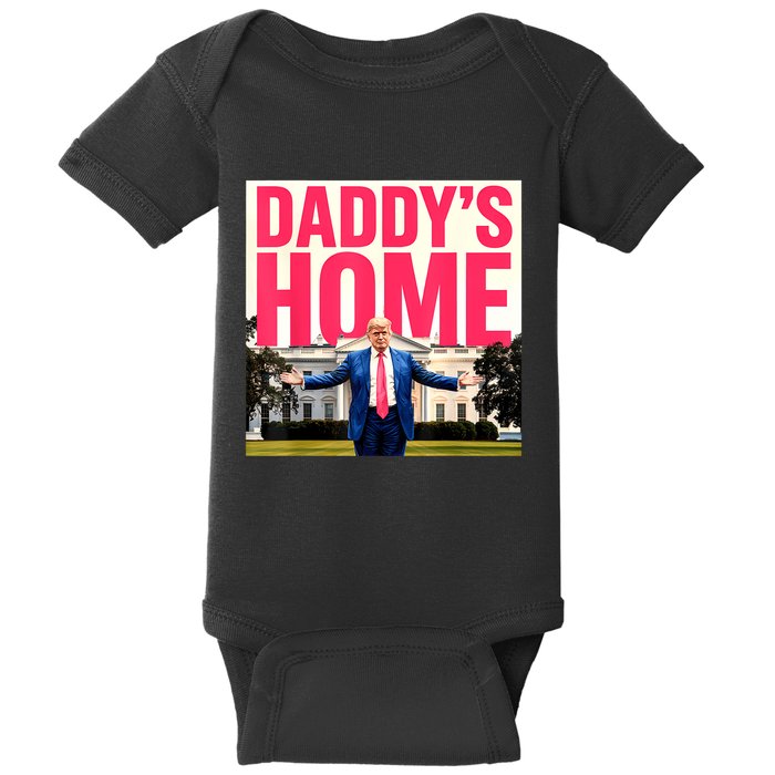 DaddyS Home Funny Trending Baby Bodysuit