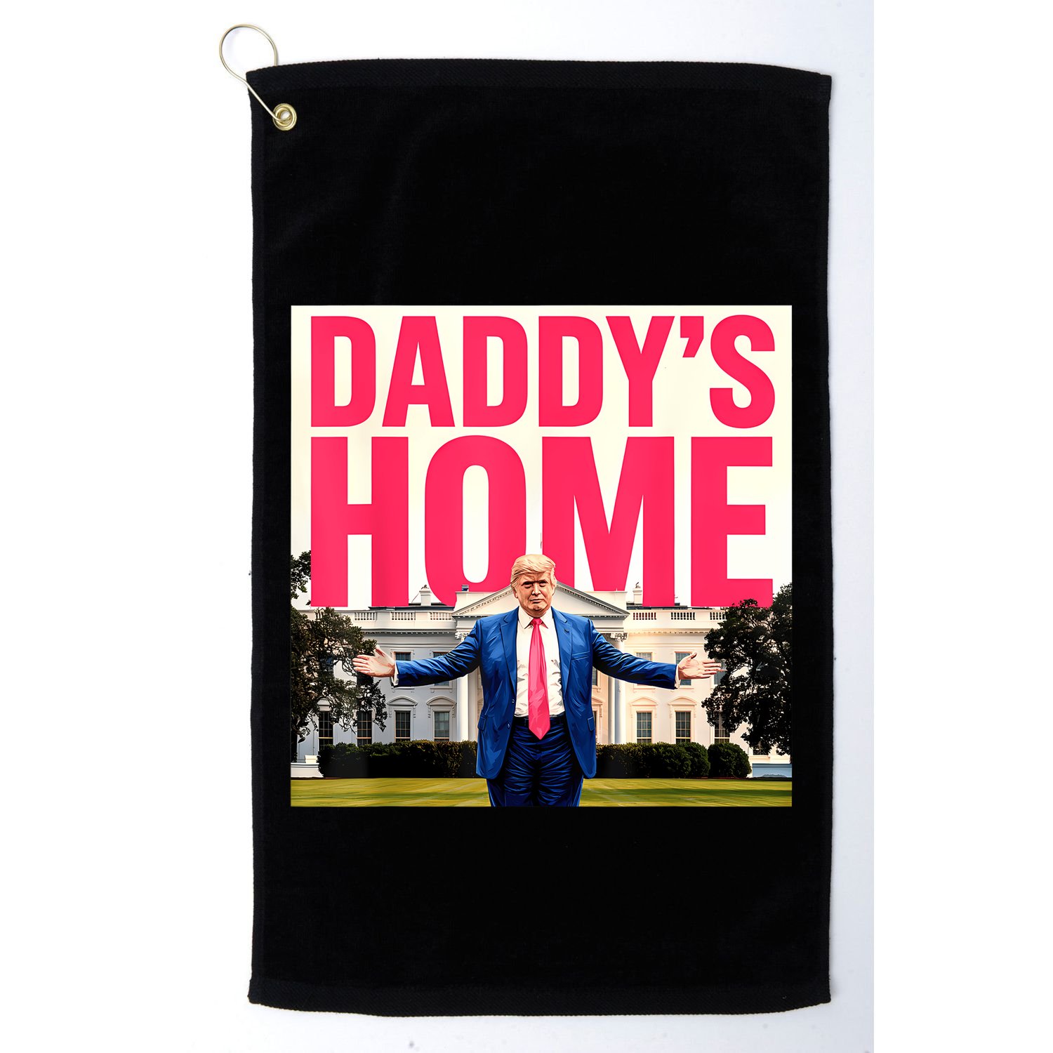 DaddyS Home Funny Trending Golf Towel