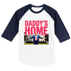 DaddyS Home Funny Trending Baseball Sleeve Shirt