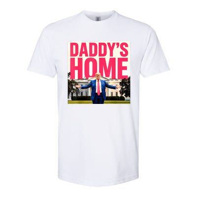 DaddyS Home Funny Trending Softstyle CVC T-Shirt