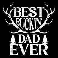Deer Hunting Fathers Day Best Buckin Dad Ever Gift Doggie Tank