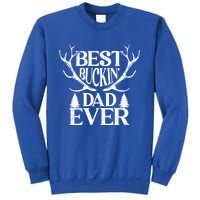 Deer Hunting Fathers Day Best Buckin Dad Ever Gift Sweatshirt