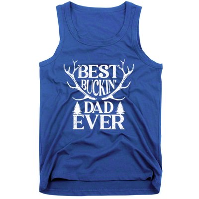 Deer Hunting Fathers Day Best Buckin Dad Ever Gift Tank Top