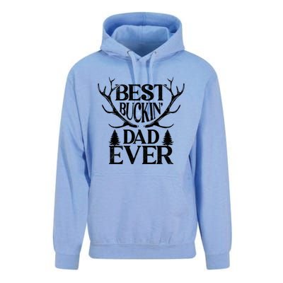 Deer Hunting Fathers Day Best Buckin Dad Ever Gift Unisex Surf Hoodie