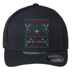 Deer Hunting Funny Ugly Christmas Party Great Gift Cute Gift Flexfit Unipanel Trucker Cap