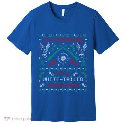 Deer Hunting Funny Ugly Christmas Party Great Gift Cute Gift Premium T-Shirt