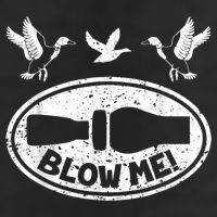 Duck Hunting Funny Blow Me Duck Call Hunter 25L Jumbo Tote