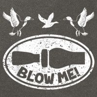 Duck Hunting Funny Blow Me Duck Call Hunter Cotton Canvas Backpack