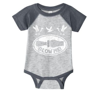 Duck Hunting Funny Blow Me Duck Call Hunter Infant Baby Jersey Bodysuit