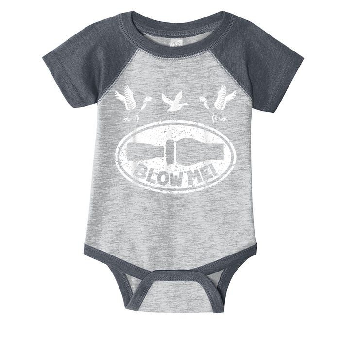 Duck Hunting Funny Blow Me Duck Call Hunter Infant Baby Jersey Bodysuit