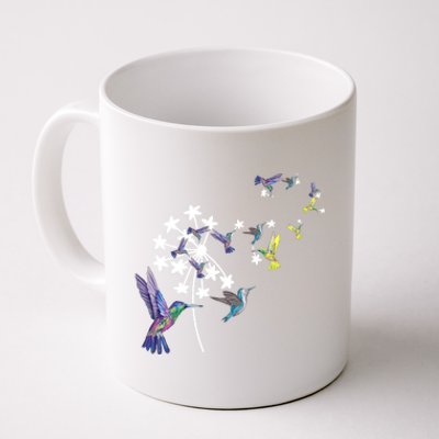 Dandelion Hummingbird Flower For Birdwatcher Herbalist Gift Coffee Mug