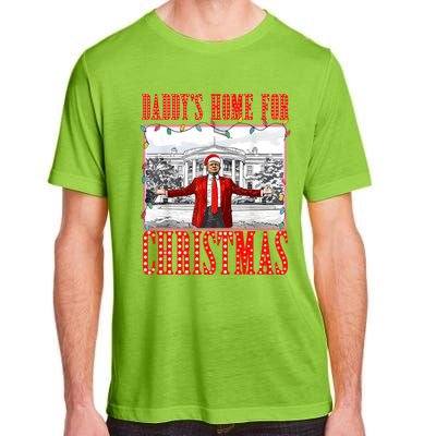 DaddyS Home For Christmas Trump Gift Adult ChromaSoft Performance T-Shirt