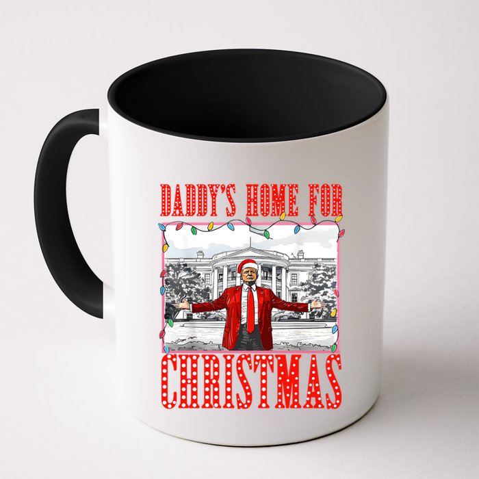 DaddyS Home For Christmas Trump Gift Mug