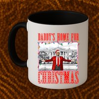 DaddyS Home For Christmas Trump Gift Mug