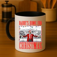 DaddyS Home For Christmas Trump Gift Mug