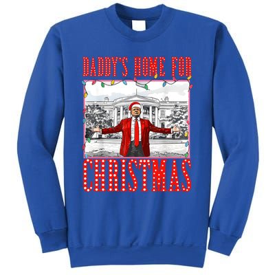 DaddyS Home For Christmas Trump Gift Sweatshirt