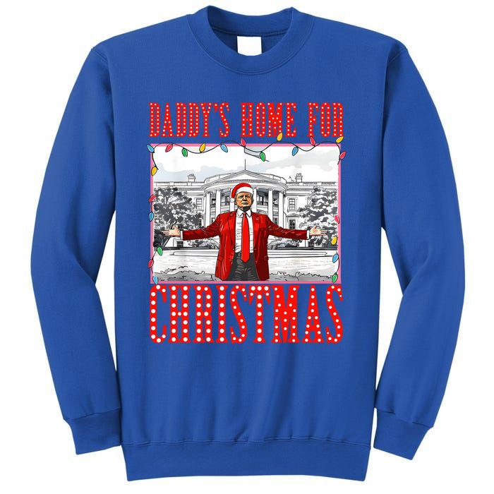 DaddyS Home For Christmas Trump Gift Sweatshirt