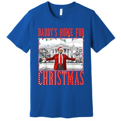 DaddyS Home For Christmas Trump Gift Premium T-Shirt